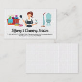 メイドサービス |クリーニングサプライのアイコン 名刺 (正面/裏面)