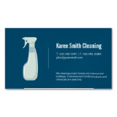 メイドサービス |クリーニングスプレー マグネット名刺 (正面)