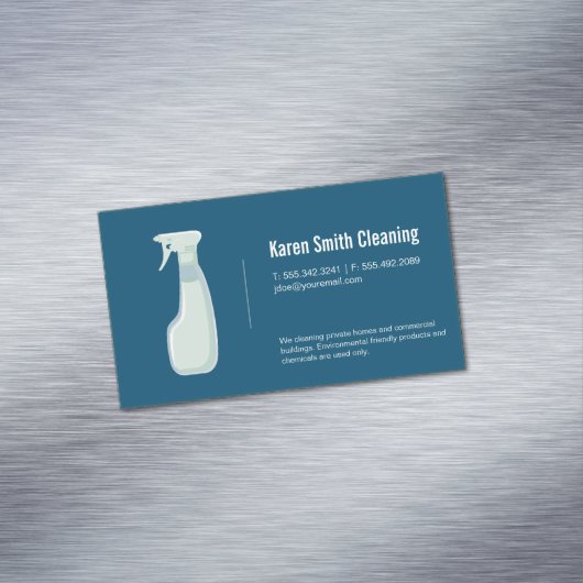 メイドサービス |クリーニングスプレー マグネット名刺 (インサイチュ)