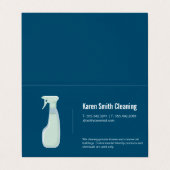 メイドサービス |クリーニングスプレー 名刺 (外部フラット)