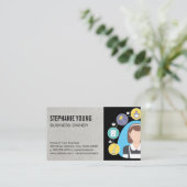 メイドサービス | クリーニングツール 名刺 (スタンド正面)