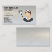 メイドサービス | ダスター | 家保の | メタリック 名刺 (正面/裏面)