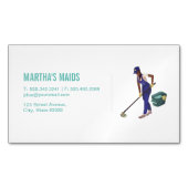 メイドサービス マグネット名刺 (正面)