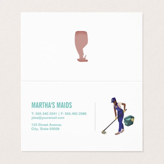 メイドサービス 名刺 (外部フラット)