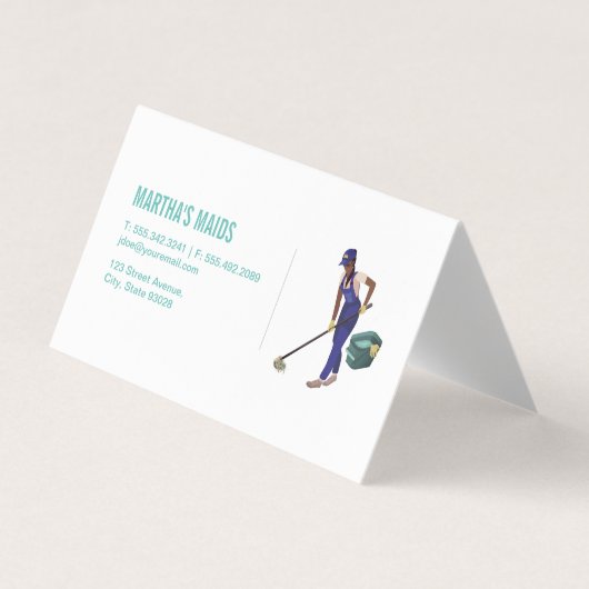 メイドサービス 名刺 (正面)