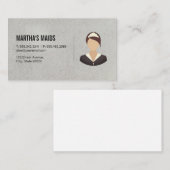 メイドサービス 名刺 (正面/裏面)