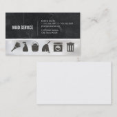 メイドサービス | 大理石 | クリーニング用メイド 名刺 (正面/裏面)