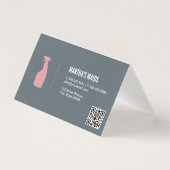 メイドサービス | QRコード 名刺 (正面)