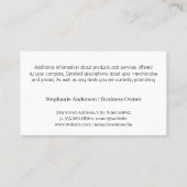 メイドスクラブ浴室用タイル 名刺 (裏面)