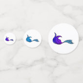 メイドスクワッドの人魚の尾のテーブル紙吹雪 コンフェッティ (裏面)