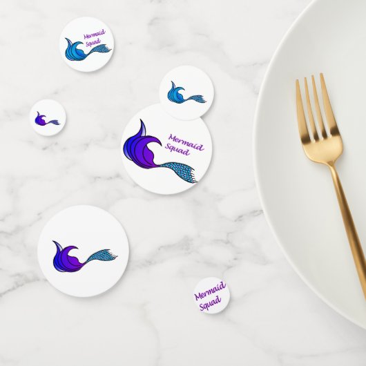 メイドスクワッドの人魚の尾のテーブル紙吹雪 コンフェッティ (グループ)