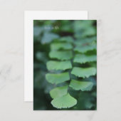 メイドズヘアファーンアップクローズ ノートカード (正面/裏面)