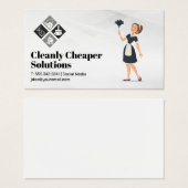 メイドダスティング |クリーニングサービスアイコン (正面&裏面)