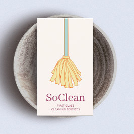 メイドハウスキーピングメイドサービスイエローモップ 名刺