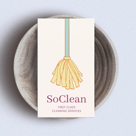 メイドハウスキーピングメイドサービスイエローモップ 名刺