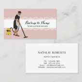 メイドハウスクリーニングサービスピガーリーンク 名刺 (正面/裏面)