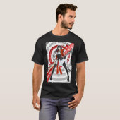 メイドバンド日本のロック音楽ギフトファンの Tシャツ (正面フル)