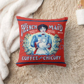 メイドフランスのコーヒーとチコリー クッション (ブランケット)
