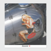 メイドフランスのレトロビッグステッカー シール (シート)