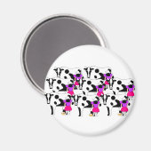 メイドミルキング8人 マグネット (正面/裏面)