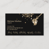 メイドモダンクリーニング清掃サービス輝き 名刺 (裏面)