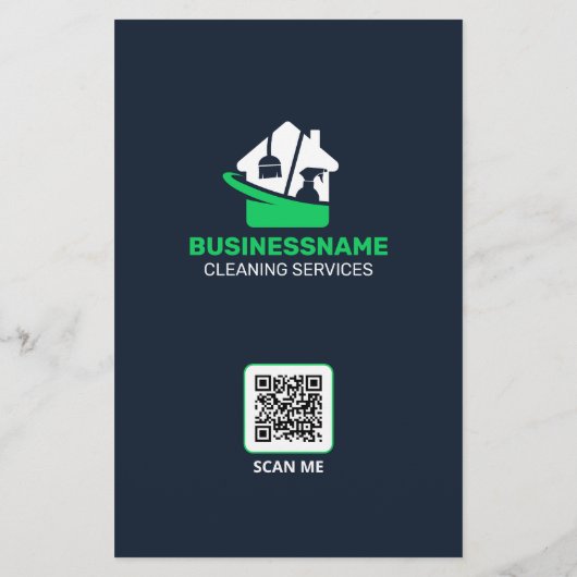 メイドモダンハウスクリーニング清掃守衛室 チラシ (裏面)