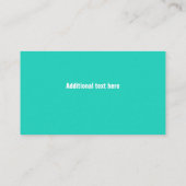 メイドモダンハウス清掃用名刺 名刺 (裏面)