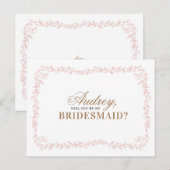 メイドラインは私の花嫁カードになる インビテーションポストカード (正面/裏面)