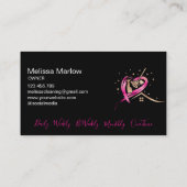 メイド住宅および商業用清掃ダスター 名刺 (裏面)