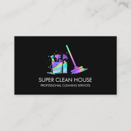 メイド掃除きらめく家自筆業C 名刺