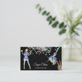 メイド掃除きらめく家自筆業C 名刺 (スタンド正面)