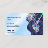 メイド掃除きらめく家自筆業C 名刺 (裏面)