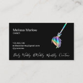 メイド掃除きらめく家自筆業C 名刺 (裏面)