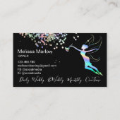 メイド掃除きらめく家自筆業C 名刺 (裏面)