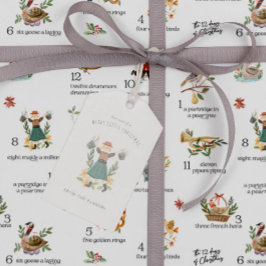 メイド搾乳 | 12クリスマス・ホリデー ギフトタグ