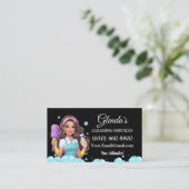 メイド清掃サービスの名刺 名刺 (スタンド正面)