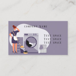 メイド清掃サービスの名刺 名刺