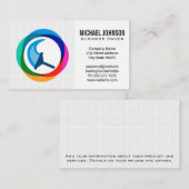 メイド清掃サービス | スキージロゴ 名刺 (正面/裏面)