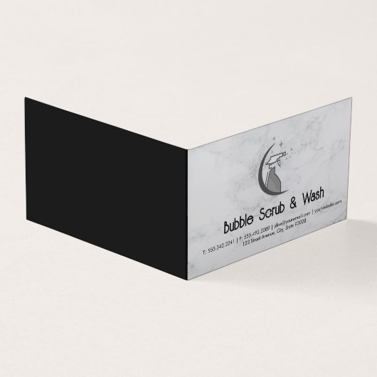 メイド清掃サービス | スプレーボトルのロゴ (外部)