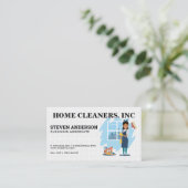 メイド清掃世帯 名刺 (スタンド正面)