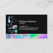 メイド清掃住宅清掃業務自筆証書 名刺 (裏面)