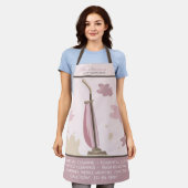 メイド清掃車掃除機ボス女 エプロン (着用した状態)