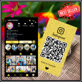 メイド清掃InstagramイエローハウスキーピングQR 名刺