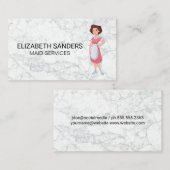 メイド漫画 | ハウスサービス 名刺 (正面/裏面)