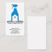 メイド用品 | スプレーボトルホームクリーニング 名刺 (正面/裏面)