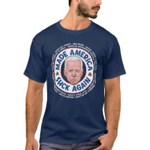 メイド・ア吸メリカリバイジョー・バイデン氏・ダークTシャツ