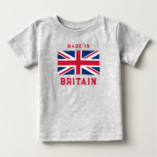 「メイド・イン・イギリス」(赤文字)ヴィンテージ・ユニオン・ジャック ベビーTシャツ