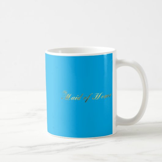 メイド・オブ・オナーの結婚式パーティーギフト コーヒーマグカップ (右)