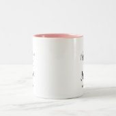 メイド・オブ・オナー(主任花嫁介添人) 名前入り ツートーンマグカップ (中央)
