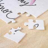 メイド・オブ・オーナー(花嫁付き添い人)か。 パズルのブロンドのパンの花嫁のBrのパンの女中 ジグソーパズル (側面)